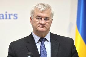 Press conference of Foreign Ministers of Ukraine and Estonia